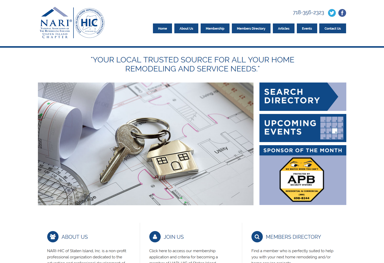 NARI-HIC of Staten Island Website by NB Technologies