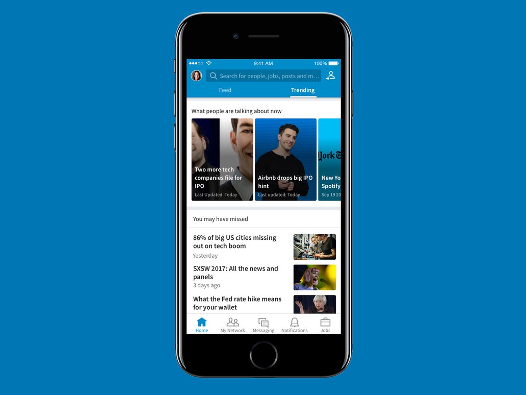 Reading Trending News Through Your Linkedin Account Is Now A Reality
