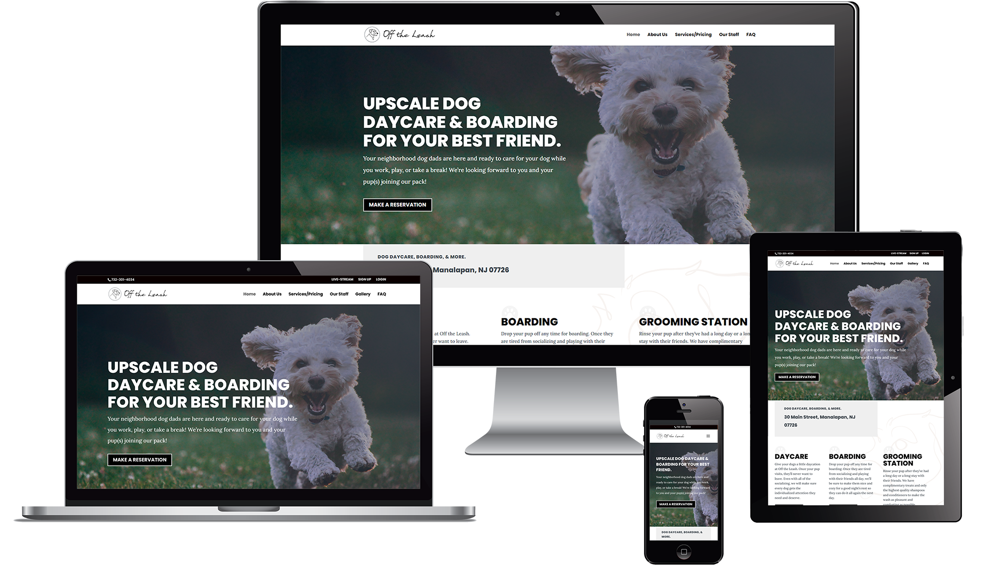 Off The Leash Website Redesign by NB Technologies