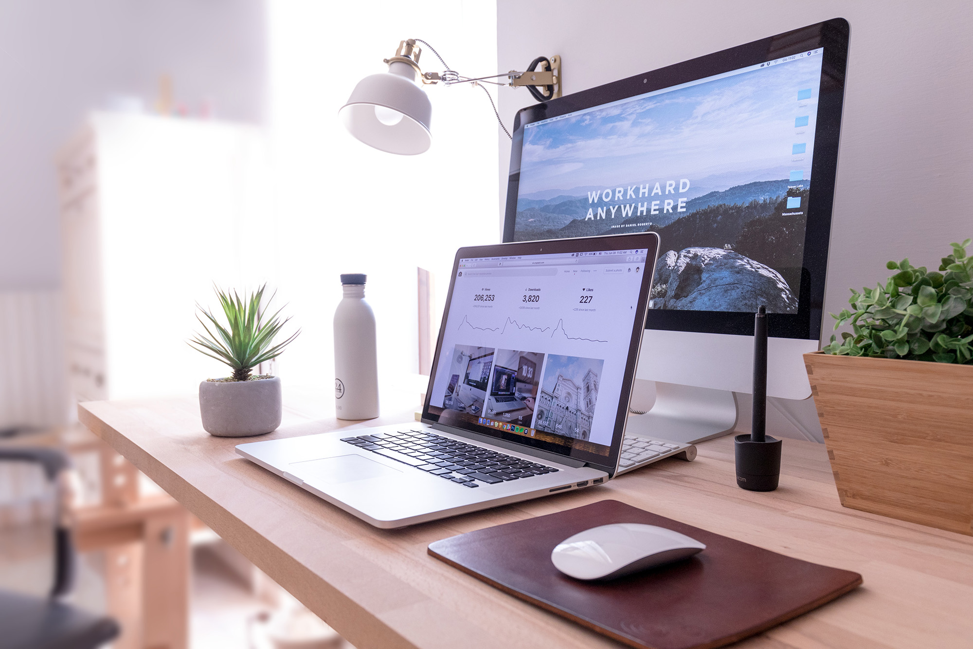 A web design that's in process